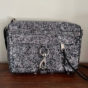 New with dust bag glitter Rebecca Minkoff Mini M.A.C.
